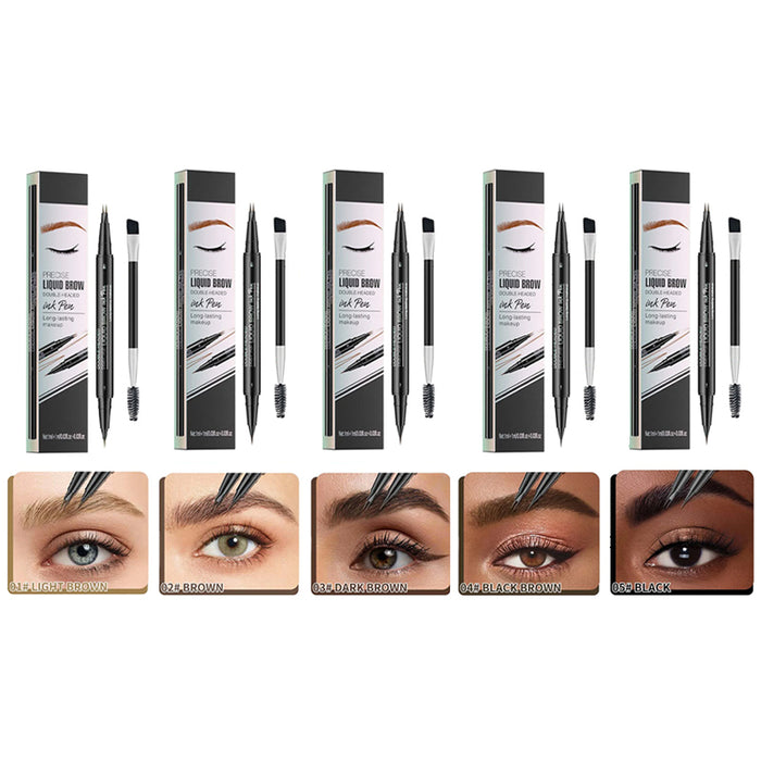 01# Light Brown + 02# Brown + 03# Dark Brown + 04# Black Brown + 05# Black (5 pcs)
