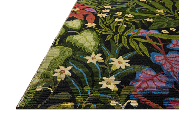 The Rug Corner Loloi II Botanical Onyx / Multi