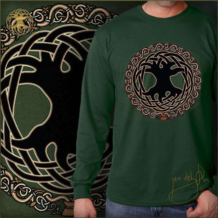 Keltic T-Shirt - Tree Of Life Long Sleeved