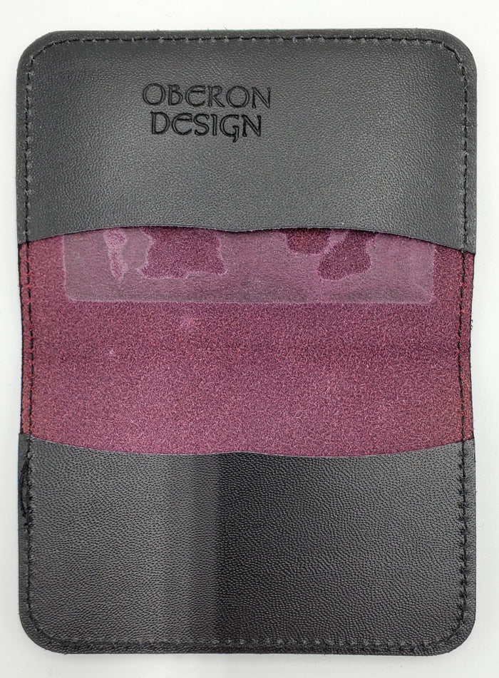 Leather Cardholder - Irises