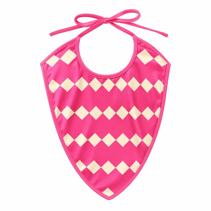 Mimi Baby Bib | Zigzag | Geo Play | Bamboo-Cotton, Waterproof, Tagless | 0-4Y