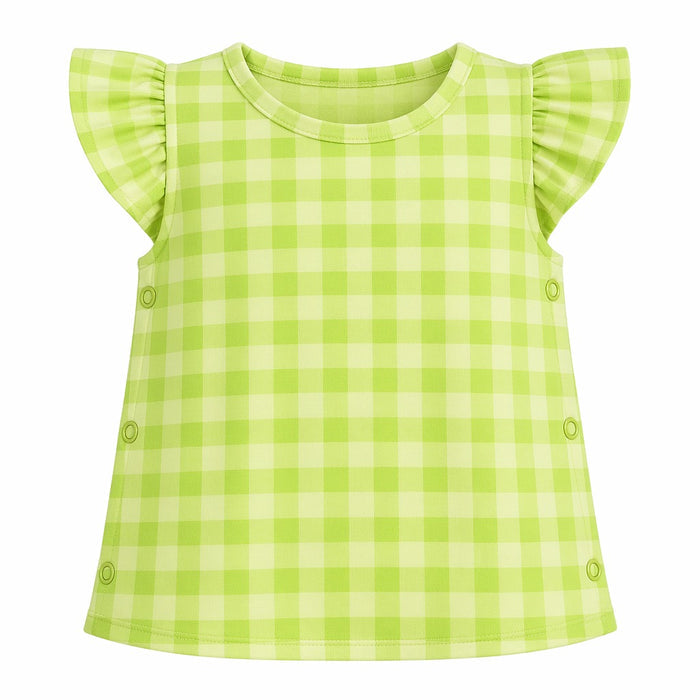 Mimi Baby Jhabla | Gingham | Geo Play | Bamboo-Cotton, Tagless, 3× Softer | 0-9M