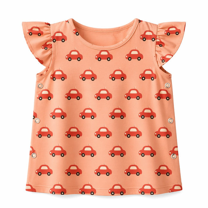 Mimi Baby Jhabla | Little Car | Little Voyager | Bamboo-Cotton, Tagless, 3× Softer | 0-9M