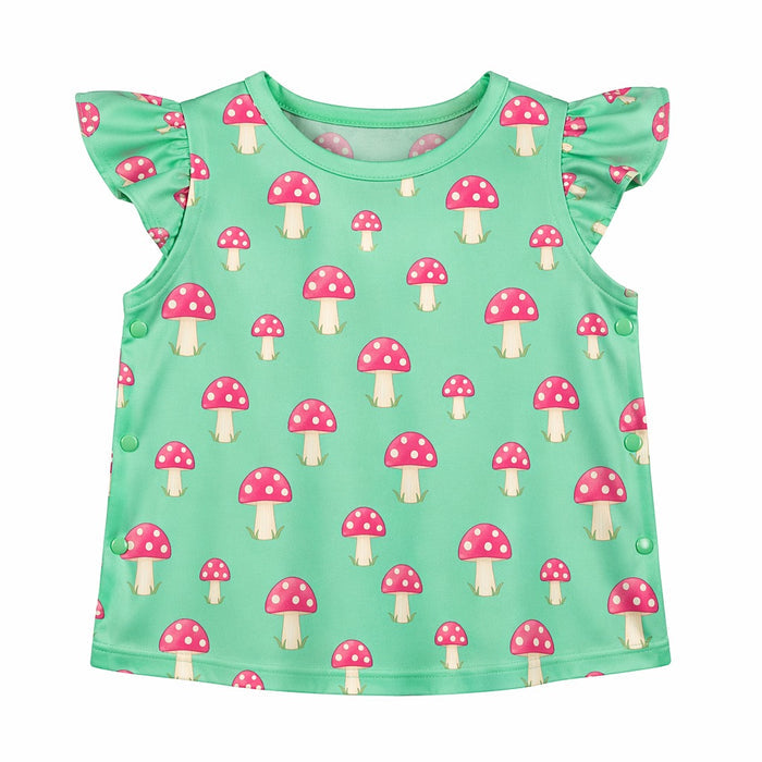 Mimi Baby Jhabla | Mushroom Magic | Blossom | Bamboo-Cotton, Tagless, 3× Softer | 0-9M