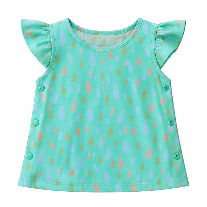 Mimi Baby Jhabla | Raindrop Scatter | Monsoon Magic | Bamboo-Cotton, Tagless, 3× Softer | 0-9M