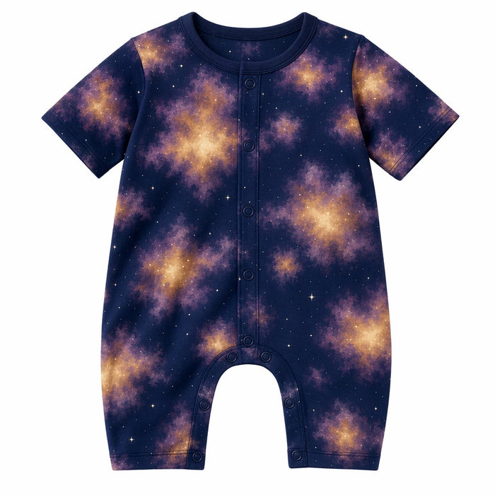 Mimi Baby Romper | Nebula | Stardust | Bamboo-Cotton, 3× Softer, Tagless | 0-24M