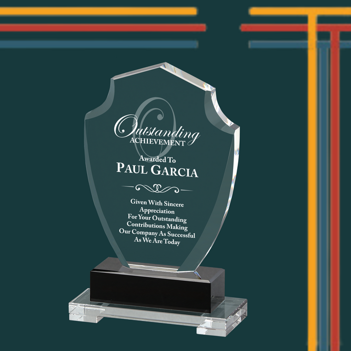 Protect and Serve Crystal Award