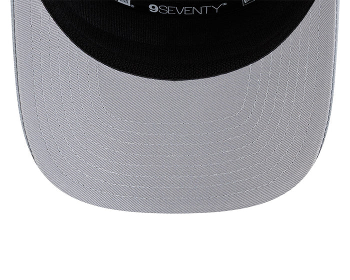 Rays New Era Gray Script TB Split Panel 9Seventy Stretch-Snap Hat