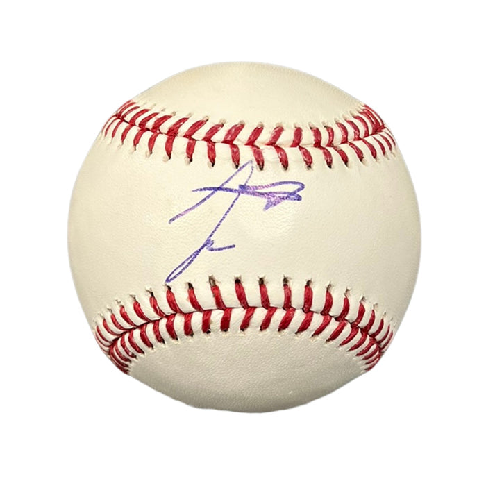 Rays Tre' Morgan Autographed Official MLB Baseball