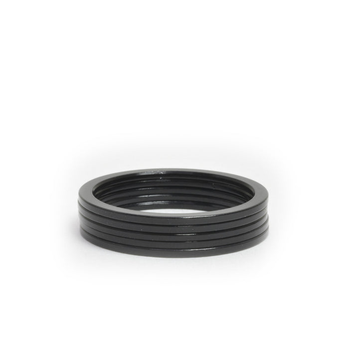 HD0011 1-1/8" x 1.5mm Black Aluminum Headset Spacers, Bag of 5 detail 2