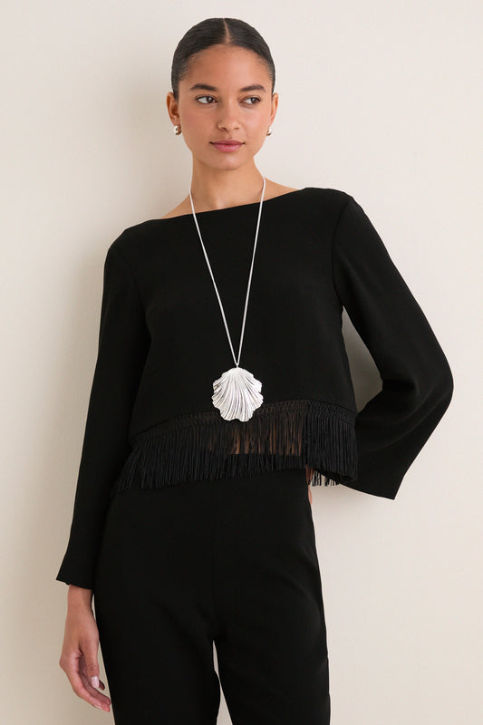 Black Bianca Blouse