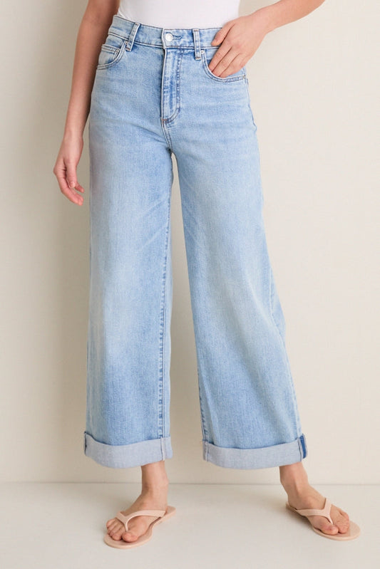 American Beauty High Rise Column Jean with Double Cuff