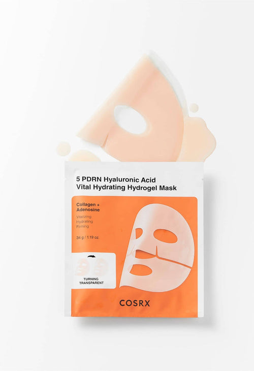 ($80+ Free Gift) COSRX 5 PDRN Hyaluronic Acid Vital Hydrating Hydrogel Mask 1EA