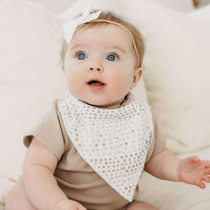 4 Pack Baby Bandana Bibs - Bliss