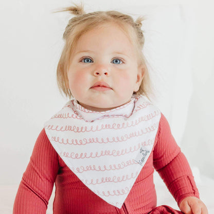 4 Pack Baby Bandana Bibs - Lola