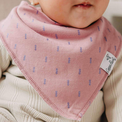 4 Pack Baby Bandana Bibs - Lola