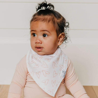 4 Pack Baby Bandana Bibs - Lola