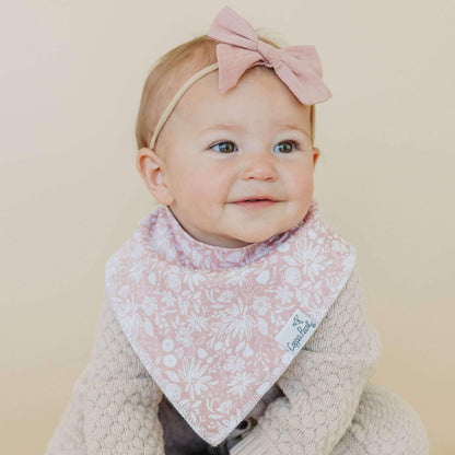 4 Pack Baby Bandana Bibs - Olive