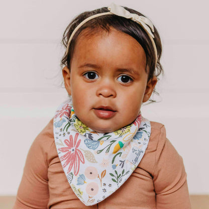 4 Pack Baby Bandana Bibs - Olive