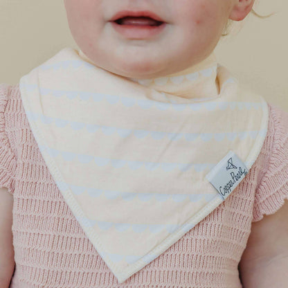 4 Pack Baby Bandana Bibs - Paris