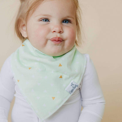 4 Pack Baby Bandana Bibs - Paris
