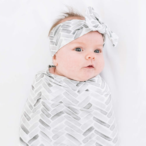 Knit Swaddle Blanket - Alta