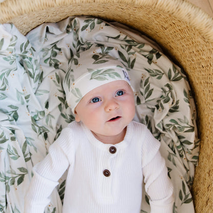 Knit Swaddle Blanket - Fern