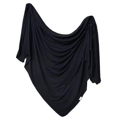Knit Swaddle Blanket - Midnight
