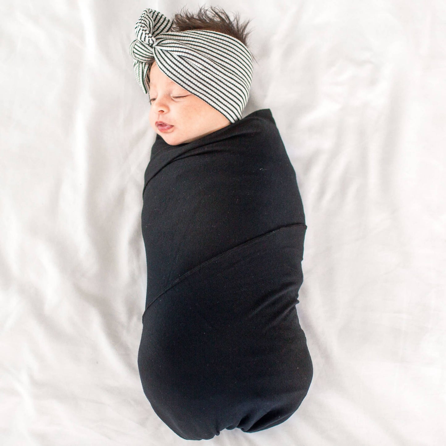 Knit Swaddle Blanket - Midnight