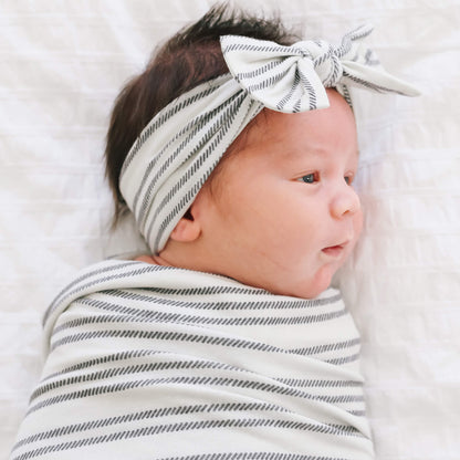 Knit Swaddle Blanket - Midtown