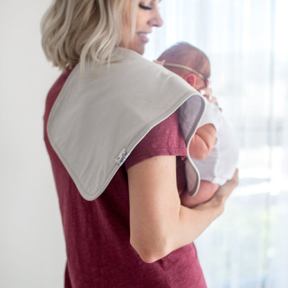 3 Pack Premium Burp Cloths - Grey Basics