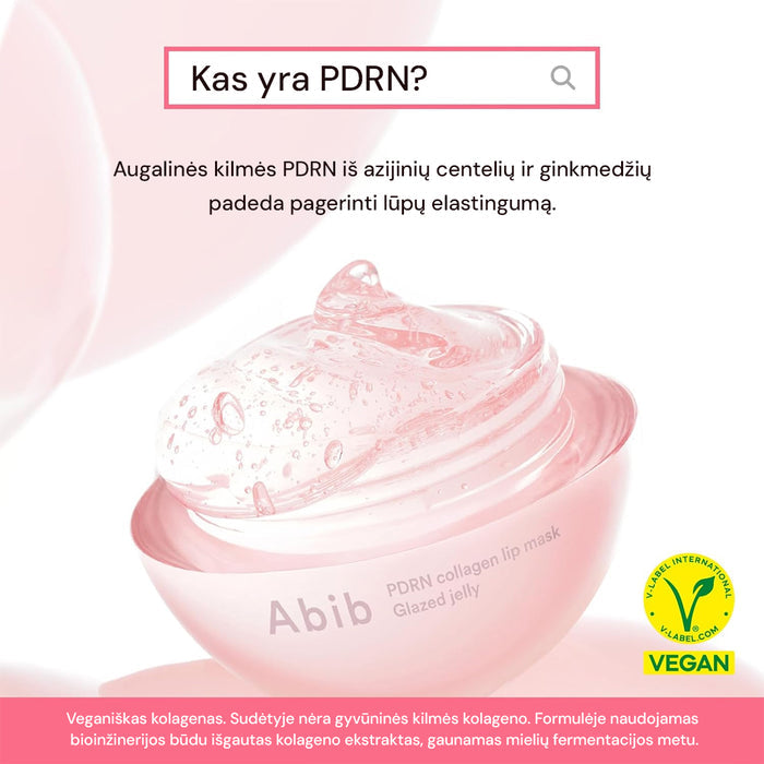 ABIB PDRN Collagen Lip Mask Glazed Jelly - lūpų kaukė