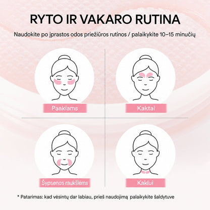 ABIB PDRN Retinal Eye Patch Glow Jelly - paakių kaukės