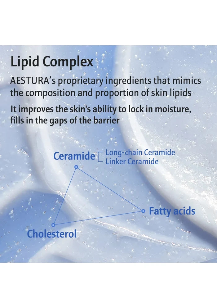 Ceramides, cholesterol and fatty acids in AESTURA Atobarrier 365 Cream