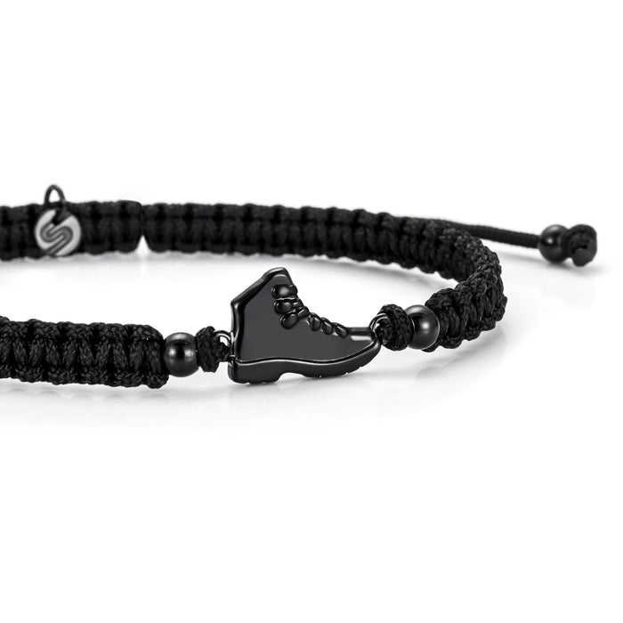 All Black Explorer Braided Bracelet