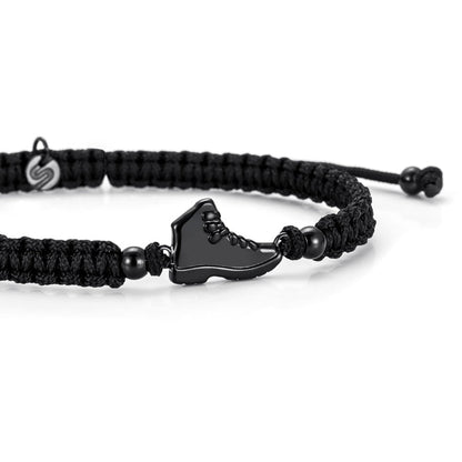 All Black Explorer Braided Bracelet