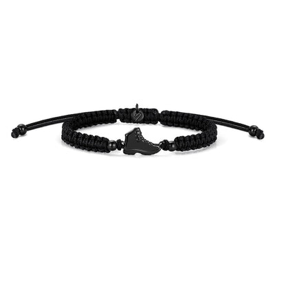 All Black Explorer Braided Bracelet