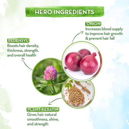 Anti-Hair Fall Spa Kit With onion And plant Keratin