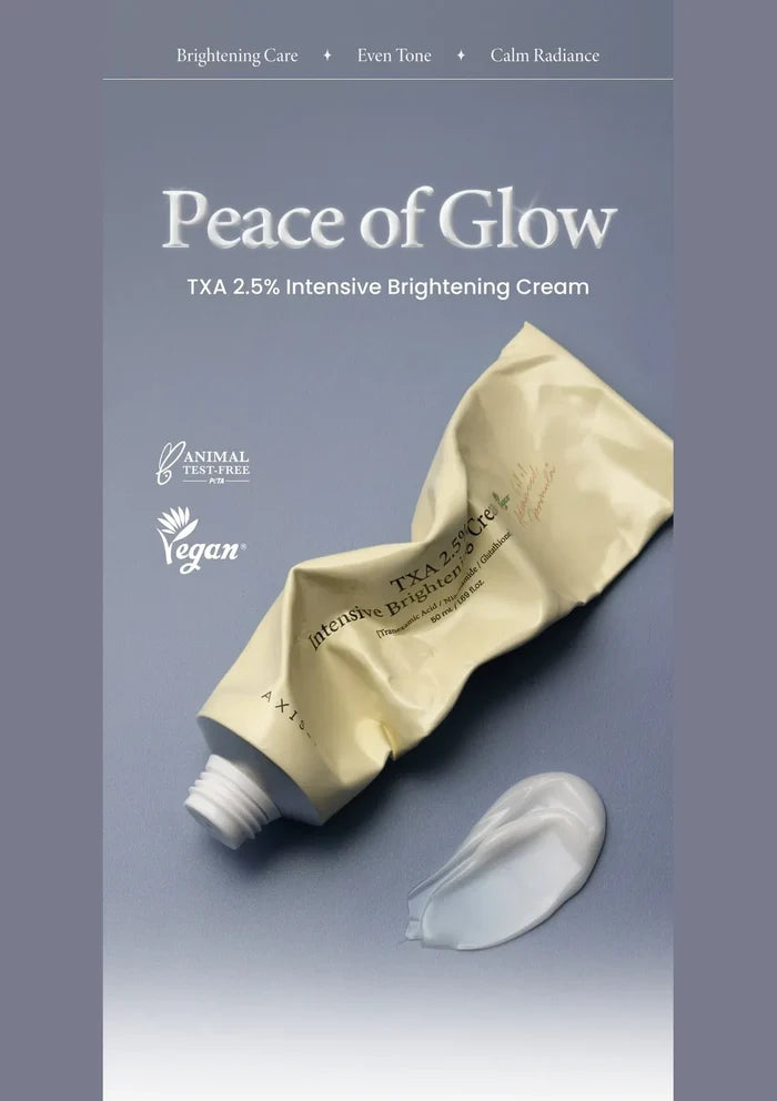 AXIS-Y TXA 2.5% Intensive Brightening Cream 50ml — introduction; original brand product information