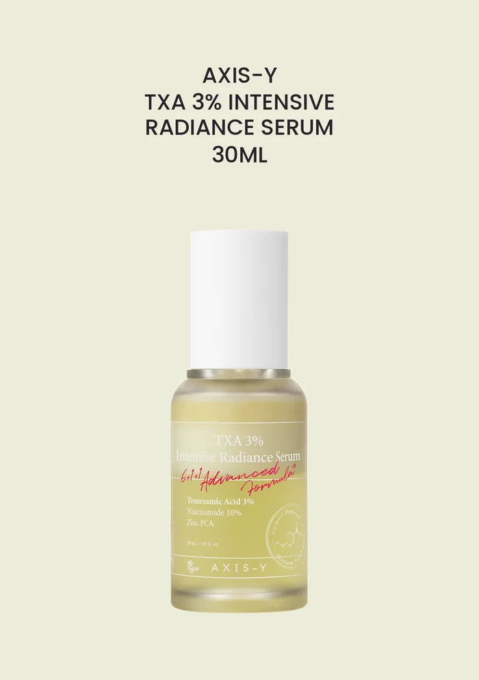 AXIS-Y TXA 3% Intensive Radiance Serum 30ml — clear product packshot, COCOMO main image