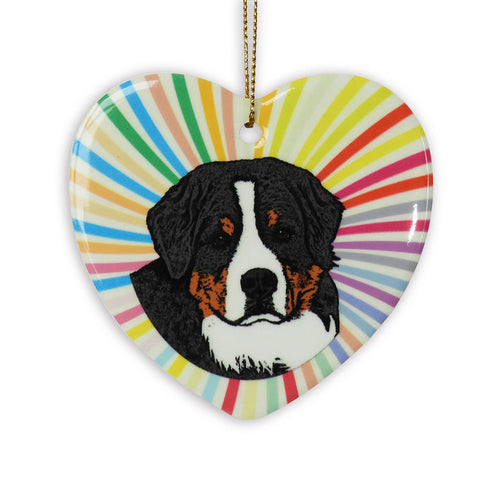 Bernese Heart Ornament