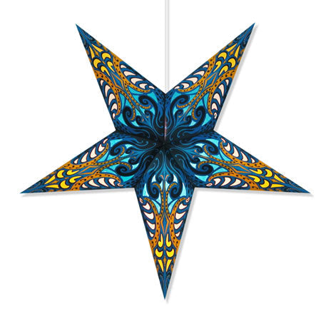 Blue Andromeda Paper Star Lantern