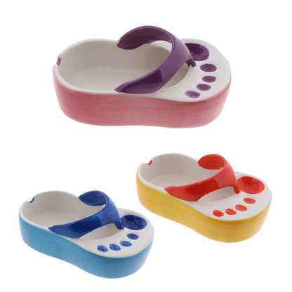 blue flip flops ashtray