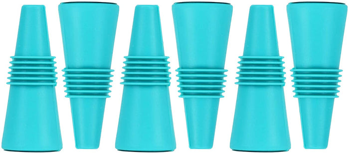 Blue Silicone Wine Stoppers