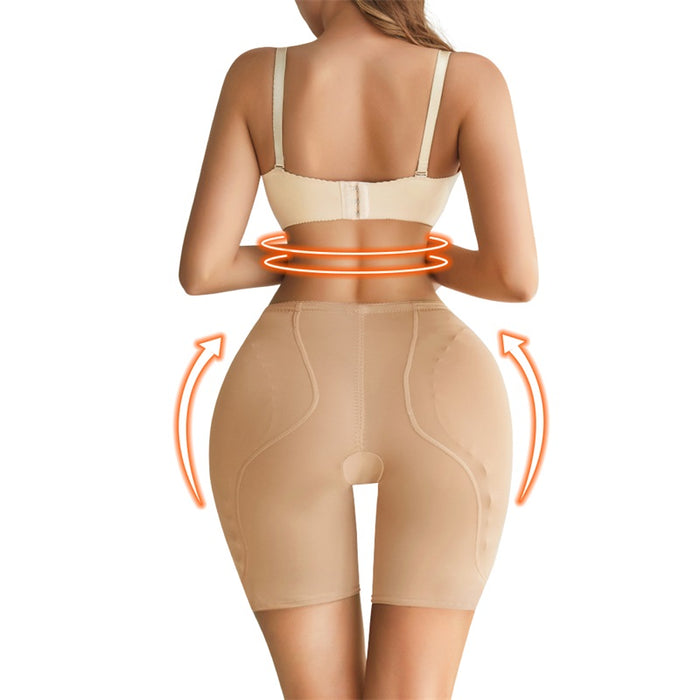 Body Waist Trainer Shaper Butt Lifter with Latex Padded Buttocks