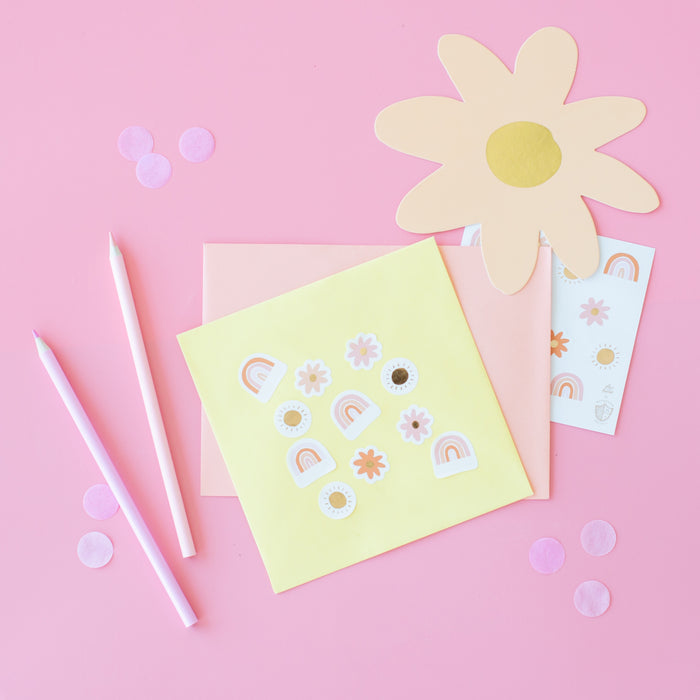 Boho Rainbow Sticker Set
