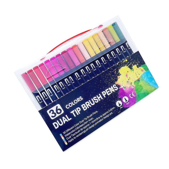36 Colors Dual Tip Watercolor Pencils