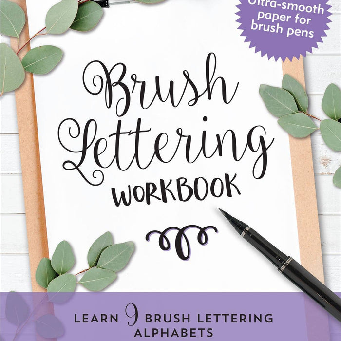 Brush Lettering Beginner Workbook