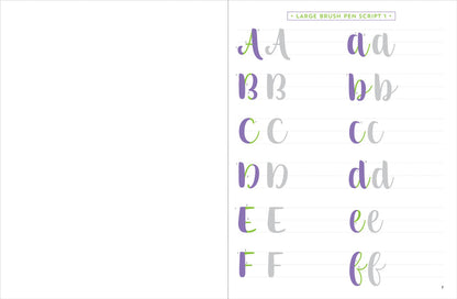 Brush Lettering Beginner Workbook