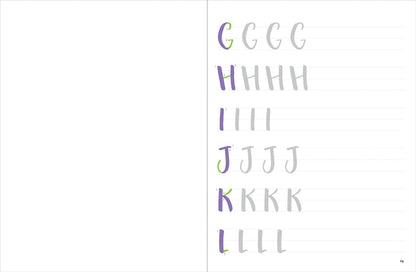 Brush Lettering Beginner Workbook